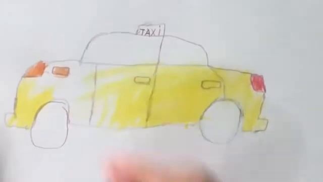 Draw a car for children Рисуем машинку для детей смотреть онлайн