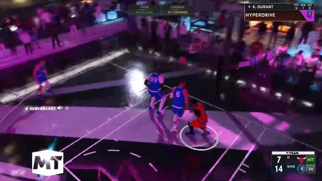 MyTeam Triple Threat Online / NBA 2K22 PS5 (End Game kevin durant goes nutz!!!) смотреть онлайн