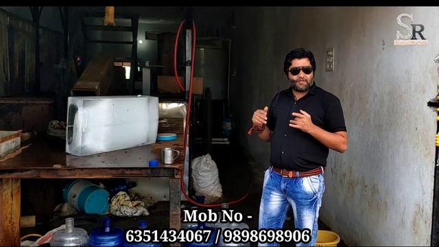 बर्फ की फैक्ट्री का मैन्युफैक्चरिंग । गारंटी वाला प्लांट । Freon gas ice factory | ice machine смотреть онлайн