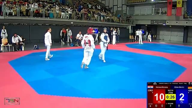 714 Elma Dindic, GER vs Helena Kicema, CRO 3 11 смотреть онлайн
