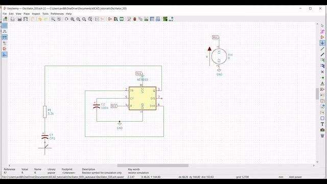 Kicad tutorial 23: Design and simulation of basic NE555 oscillator circuit смотреть онлайн