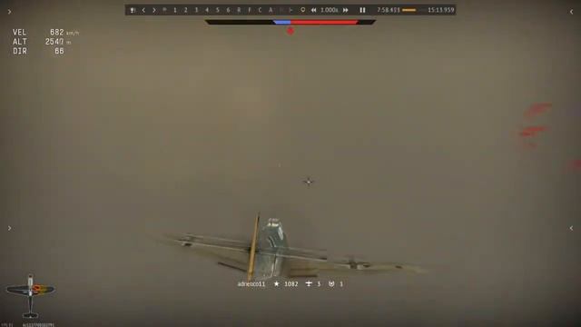 War Thunder|Batalla Árcade|- Bf 109 F-1-| (Repetición) смотреть онлайн