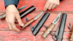 Якутские, ножи ручной работы.