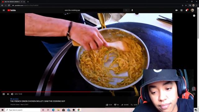Sam the cooking guy French chicken reaction!!!!!!! OMGGGG! смотреть онлайн