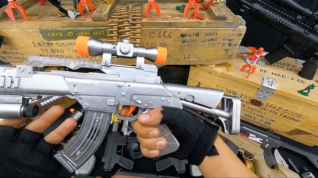 Realistic Sniper Rifles, Explosive Bombs, Swat Weapons, AK47 Rifle, Scar Gun, Auto Machine Gun смотреть онлайн