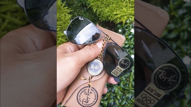 RAY-BAN AVIATOR SMALL METAL B&L U.S.A - G-15 LENSES 52 MM - NOS CONDITION смотреть онлайн