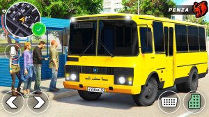 РАБОТА АВТОБУСНИКА! НОВЫЙ МАРШРУТ В НИЖЕГОРОДСК! РЕЙС НА ПАЗ 3205! ПУТЬ БОМЖА  BLACK RUSSIA