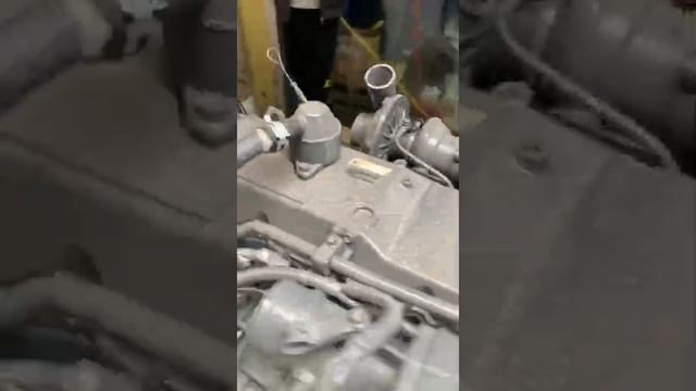 Контрактный двигатель ISUZU AH-6HK1 XYSA-01 запуск (Used engine starting ISUZU AH-6HK1) HITACHI-2 смотреть онлайн