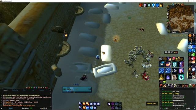 WoW Classic ZF (Zul'Farrak) FAST RUN! GOLD FARM! Зул'Фаррак Фарм голды классик. смотреть онлайн