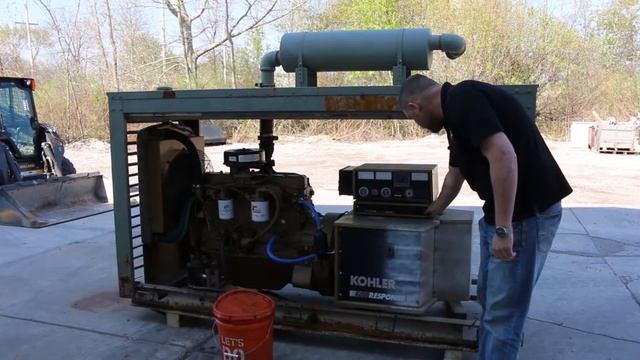 Green Industrial - USED 45 KW DIESEL GENERATOR KOHLER 45ROZ71 277480 VOLT 3 PHASE TESTED ENCLOSED смотреть онлайн