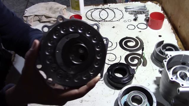 COMPRESSOR A/C SADEN TRSE07 SCROLL  Revisão Parte 1.