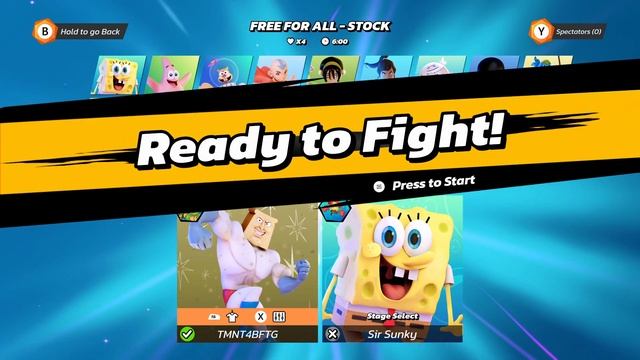 Nickelodeon All-Star Brawl one Last Hurrah Losers Round 2 Me Vs Sir Sunky смотреть онлайн