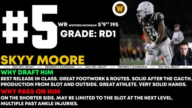 Top 15 Wide Receivers in The 2022 NFL Draft | 2022 NFL Draft WR Rankings смотреть онлайн