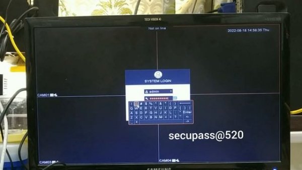 How To Reset H.265 XVR Passward ! h.265 dvr default password👍 #SMSolution