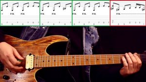 Риф Blackened - Metallica. Разбор.