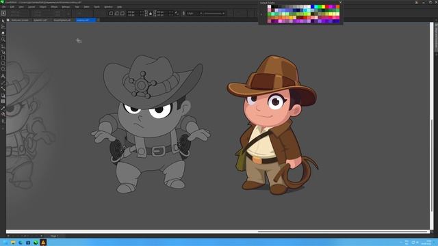 COWBOY (vector character rendering) смотреть онлайн