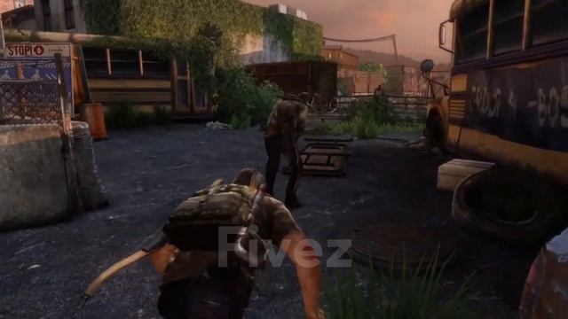 The Last of Us Remastered:самый простой способ пройти бегунов около школы смотреть онлайн