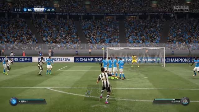 FIFA 17 красивый гол с штрафного