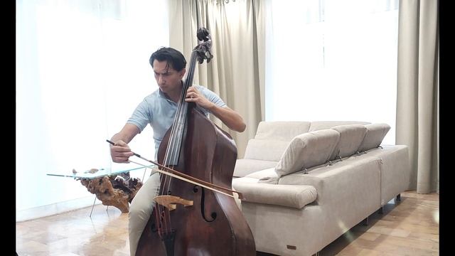 Gigue - Suite in the olden style, Hans Fryba Marius Cojocariu double bass смотреть онлайн