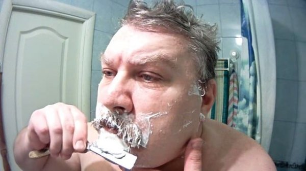 Бритье опасной бритвой Kabeso, Solingen