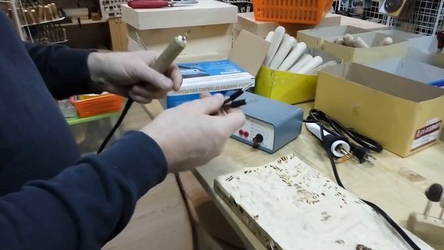 Подключение сменной ручки ТЕСЛА к выжигательному прибору ZD-8905 смотреть онлайн