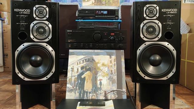 Сладкая парочка-усилитель Kenwood DA-9010 и акустика Kenwood LS-880D смотреть онлайн