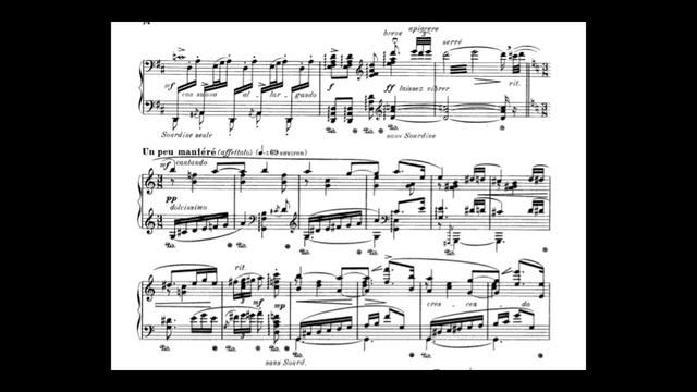 Déodat de Séverac - Sous les lauriers roses (audio + sheet music) смотреть онлайн