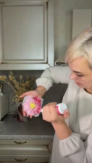 МК с Ольгой Зарубиной🌺Зефирный Пион + РЕЦЕПТ🍓