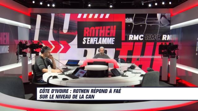 Rothen répond à Faé sur le niveau de la CAN смотреть онлайн