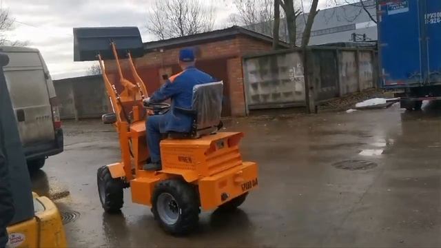 Электрический погрузчик RTA БРАВО 4х4 смотреть онлайн