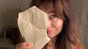 ASMR cranch clay&chalk_Глина Халва, мел Халва