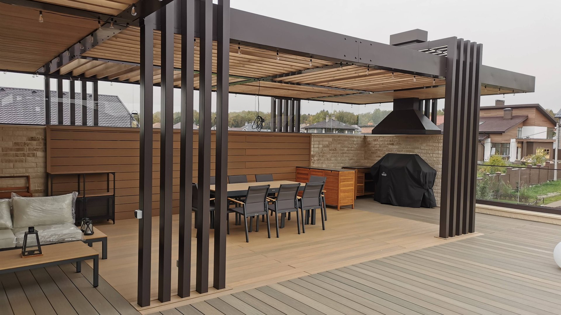 Зона отдыха на крыше по проекту архитектора смотреть онлайн