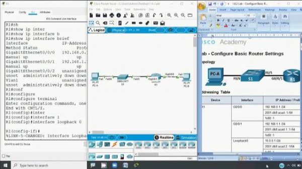 1.6.2 Lab - Configure Basic Router Settings