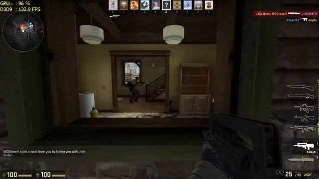 Counter Strike Global Offensive- CSGO- i3-4150-GTX 750ti (FPS Benchmark) смотреть онлайн