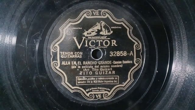 "Allá En El Rancho Grande" 1935 (Fragm.)Tito Guizar-(Versión con Guitarras.) смотреть онлайн