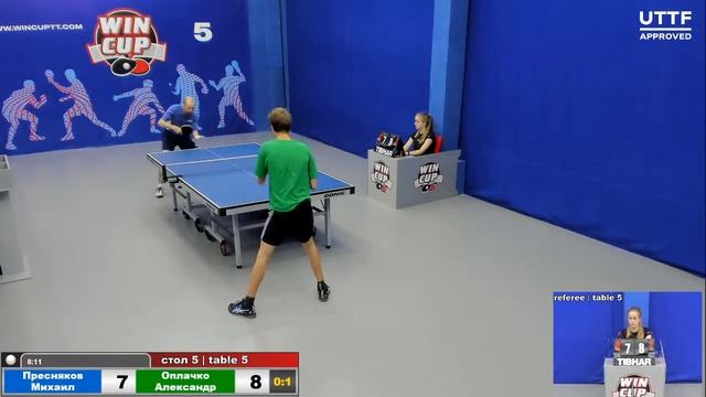 19:00 Пресняков Михаил 1-3 Оплачко Александр стол 5 ЮГ-3 12.09.20 смотреть онлайн