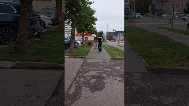 Пенни Фартинг. кто хочет прокатится ? #электросамокат #байксити #велосипед смотреть онлайн