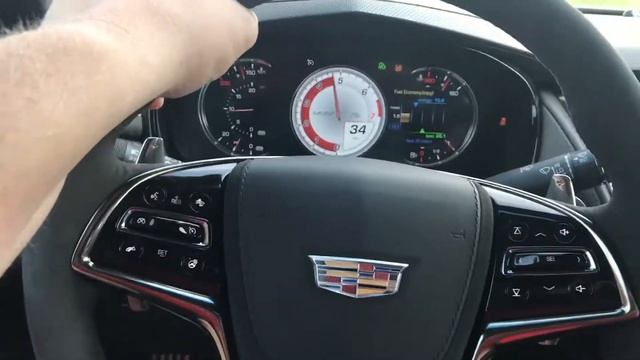 2016 Cadillac CTS-V Launch Control 0-60 Time POV смотреть онлайн