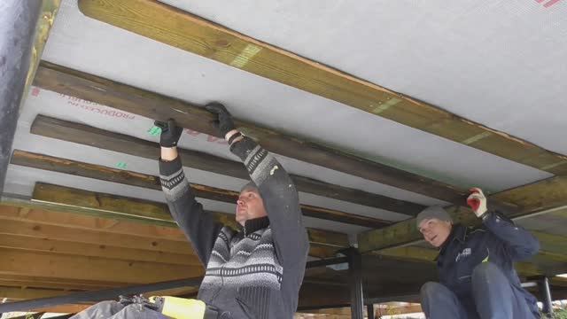 Контрбрусок, мембрана, сетка от грызунов снизу пола. Видео 29.10.2020. смотреть онлайн