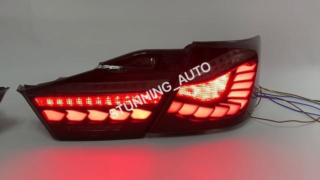 Фонари задние Toyota Camry 50 дымчатые смотреть онлайн