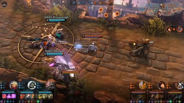 Vainglory SEAT: Summer Season MT1: Semi-finals: Cor Vallis (HAES) vs Objective (lIIl) смотреть онлайн