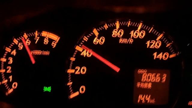 ダイハツ L175S ムーヴ(NA) 0-100km/h フル加速 Move