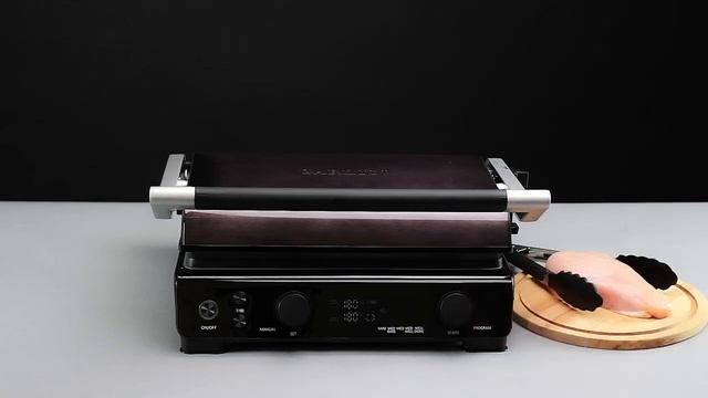 Видеоинструкция по эксплуатации электрогриля GARLYN GL 400 Pro смотреть онлайн