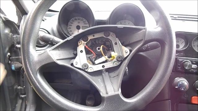 Steering wheel removal/skidanje volana-(alfa romeo 156) смотреть онлайн