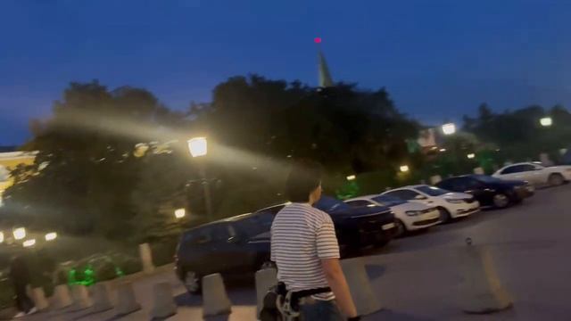 Ролики,вечерняя Москва