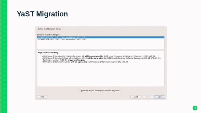 TUT88422 SLE12 Online Migration of Service Packs смотреть онлайн