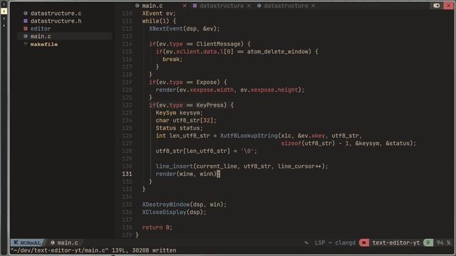 Making a GUI Text Editor from Scratch in C смотреть онлайн