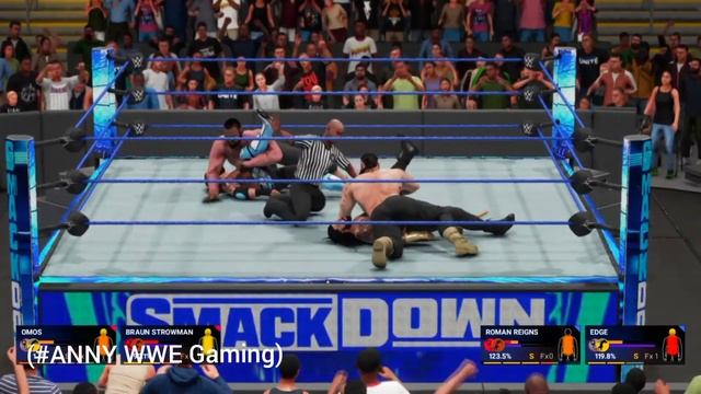 WWE April 3, 2021 - Roman Reigns, Edge Vs Omos Jordan Omogbehin, Braun Strowman : Smackdown смотреть онлайн