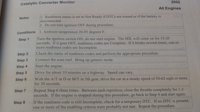 HOW TO GET CATALYTIC CONVERTER MONITOR READY 2002 ACURA RSX смотреть онлайн