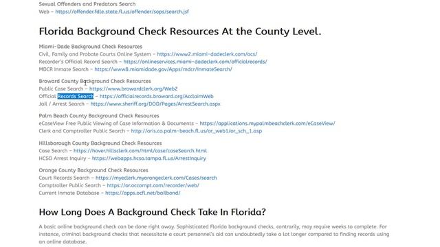 Florida Criminal Records and Arrest History Lookup. смотреть онлайн
